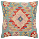 Boho Chic Regina Turkish Hand-Woven Kilim Pillow
