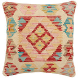 Rustic Alyssa Turkish Hand-Woven Kilim Pillow