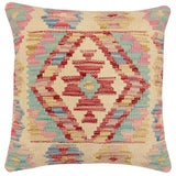 Rustic Gail Turkish Hand-Woven Kilim Pillow