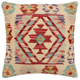 Rustic Katrina Turkish Hand-Woven Kilim Pillow