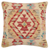 Rustic Greg Turkish Hand-Woven Kilim Pillow