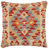 Rustic Curtis Turkish Hand-Woven Kilim Pillow