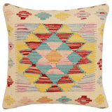 Bohemian Theodore Turkish Hand-Woven Kilim Pillow