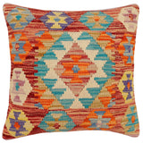 Boho Chic Erika Turkish Hand-Woven Kilim Pillow