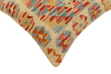 handmade Traditional Pillow Red Rust Hand-Woven SQUARE 100% WOOL Hand woven turkish pillow2' x 2'