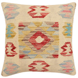 Rustic Tabitha Turkish Hand-Woven Kilim Pillow