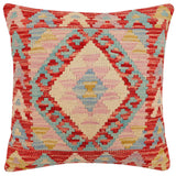 Boho Chic Cantu Turkish Hand-Woven Kilim Pillow