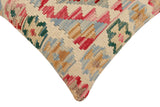 Rustic Lowe Turkish Hand-Woven Kilim Pillow