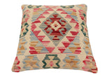 Rustic Lowe Turkish Hand-Woven Kilim Pillow