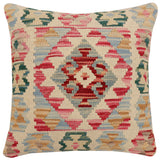 Rustic Lowe Turkish Hand-Woven Kilim Pillow