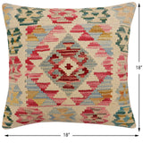 Tribal Everhart Turkish Hand-Woven Kilim Pillow