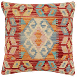 Rustic Camp Turkish Hand-Woven Kilim Pillow
