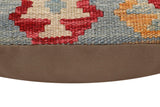 handmade Traditional Pillow Red Beige Hand-Woven SQUARE 100% WOOL Hand woven turkish pillow2' x 2'