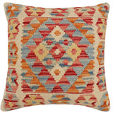 Boho Chic Carranza Turkish Hand-Woven Kilim Pillow