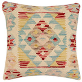 Southwestern Carrasco Turkish Hand-Woven Kilim Pillow