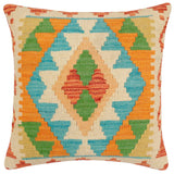 Boho Chic Lim Turkish Hand-Woven Kilim Pillow