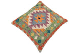 Bohemian Kimi Turkish Hand-Woven Kilim Pillow
