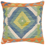 Rustic Stefan Turkish Hand-Woven Kilim Pillow