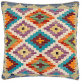 Bohemian Fawn Turkish Hand-Woven Kilim Pillow