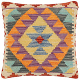 Tribal Elin Turkish Hand-Woven Kilim Pillow