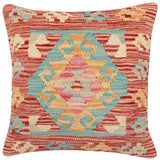 Boho Chic Janeen Turkish Hand-Woven Kilim Pillow