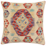 Rustic Shanice Turkish Hand-Woven Kilim Pillow
