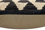 handmade Traditional Pillow Red Black Hand-Woven SQUARE 100% WOOL Hand woven turkish pillow2' x 2'