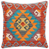 Bohemian Lessie Turkish Hand-Woven Kilim Pillow