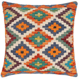 Bohemian Elsy Turkish Hand-Woven Kilim Pillow