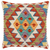 Rustic Angla Turkish Hand-Woven Kilim Pillow