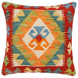 Bohemian Sina Turkish Hand-Woven Kilim Pillow