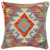 Bohemian Carri Turkish Hand-Woven Kilim Pillow
