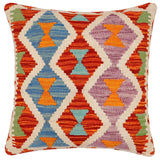 Boho Chic Sherlene Turkish Hand-Woven Kilim Pillow