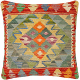 Southwestern Orval Turkish Hand-Woven Kilim Pillow