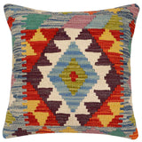 Rustic Tami Turkish Hand-Woven Kilim Pillow