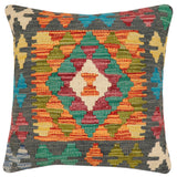 Tribal Laree Turkish Hand-Woven Kilim Pillow