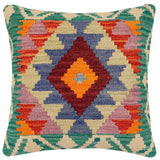 Bohemian Kanisha Turkish Hand-Woven Kilim Pillow
