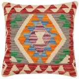 Bohemian Tobias Turkish Hand-Woven Kilim Pillow