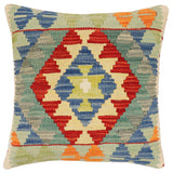 Boho Chic Lakenya Turkish Hand-Woven Kilim Pillow