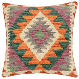 Bohemian Latashia Turkish Hand-Woven Kilim Pillow