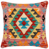 Boho Chic Eleanore Turkish Hand-Woven Kilim Pillow