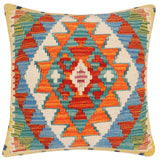 Bohemian Inger Turkish Hand-Woven Kilim Pillow