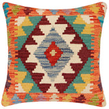 Boho Chic Lauryn Turkish Hand-Woven Kilim Pillow