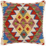 Tribal Renetta Turkish Hand-Woven Kilim Pillow