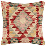 Bohemian Halina Turkish Hand-Woven Kilim Pillow