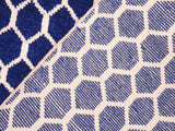 handmade Modern Modern Blue Ivory Hand Knotted RECTANGLE WOOL&SILK area rug 6x9