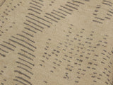 handmade Modern Moroccan Hi Ivory Blue Hand Knotted RECTANGLE 100% WOOL area rug 6x8