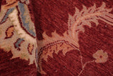 handmade Traditional Kafkaz Chobi Ziegler Red Beige Hand Knotted RECTANGLE 100% WOOL area rug 8 x 10