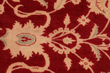 handmade Traditional Kafkaz Chobi Ziegler Red Tan Hand Knotted RECTANGLE 100% WOOL area rug 8 x 10