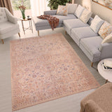 handmade Geometric Kafkaz Chobi Ziegler Ivory Pink Hand Knotted RECTANGLE 100% WOOL area rug 9 x 12